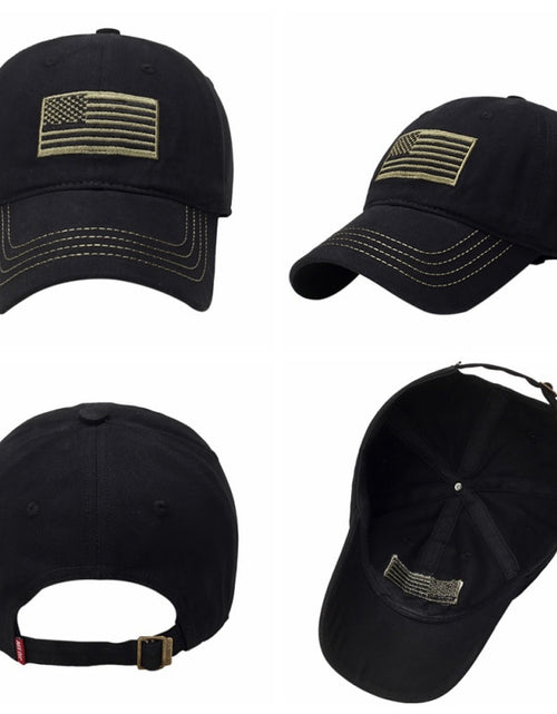 Load image into Gallery viewer, Flag Embroidery Hat Thin Blue Line Flag Tactical Hats men army cap Outdoor Sport Cycling Running hiking Hats
