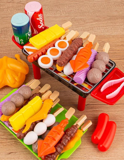 Load image into Gallery viewer, Baby Pretend Play Kitchen Kids Toys Simulation Barbecue Cookware Cooking Food Role Play Educational Gift Toys for Children
