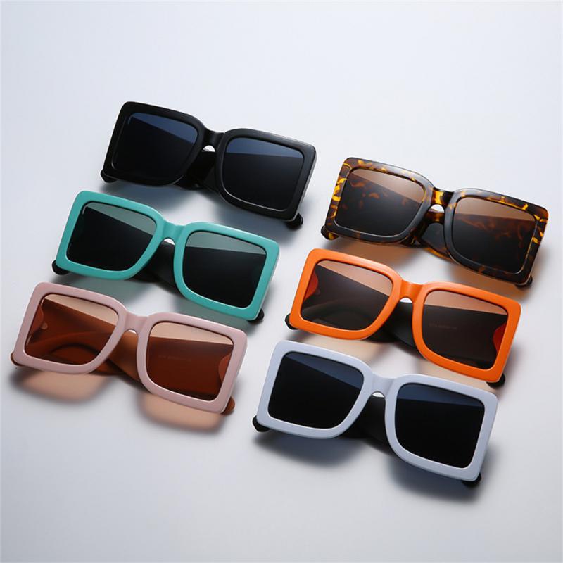 New Fashion Square Sunglasses 2022 New Women Men Vintage  UV400 Outdoor Cycling Sun Glasses Female Big Frame Travel Shades