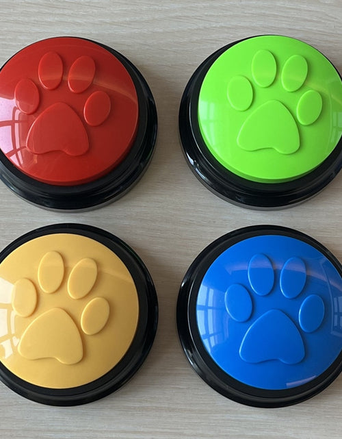 Load image into Gallery viewer, Pet Training Buttons 4pcs/box Recordable Pet Talking Toys Pet Interactive toys Speech Buttons Pet toys
