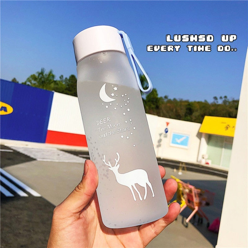 700/500ml Plastic Bottle For Water Girl Cute Drinking Bottle For Children Gym School  FREE SHIPPING WATER BOTTL