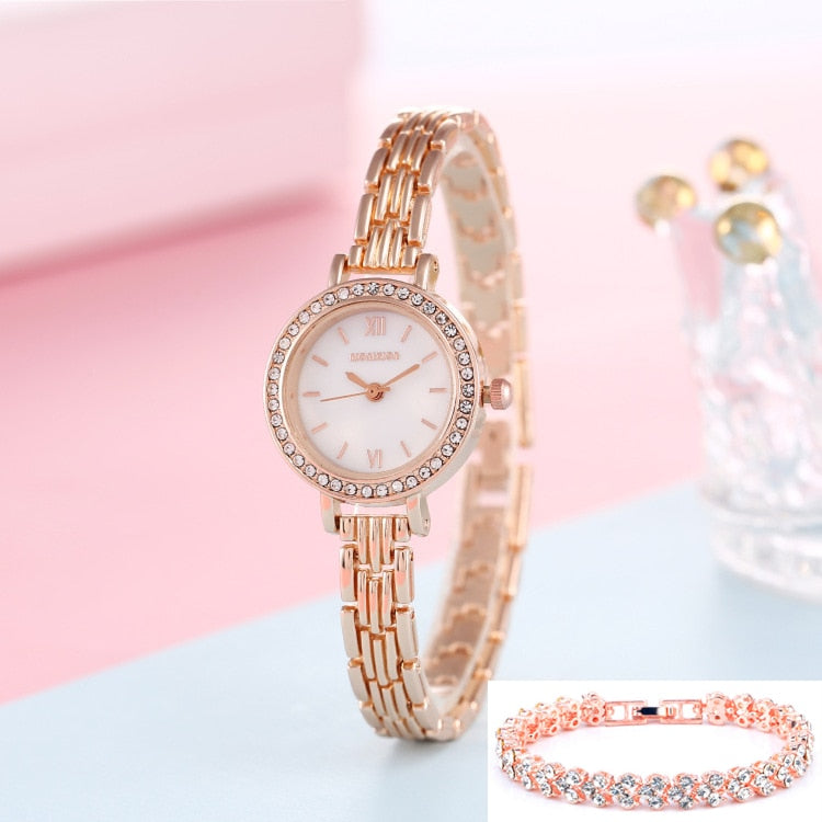 Watch For Women Watches 2022 Best Selling Products Luxury Watch Luxury Brand Reloj Mujer Watch Bracelet Set Diamond Steel Band