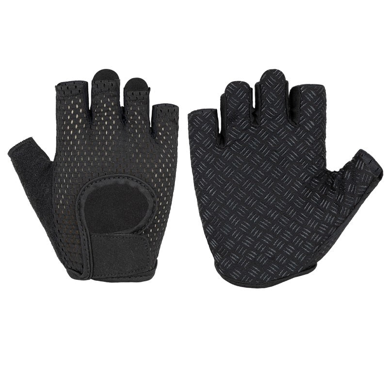 Fitness Weight Lifting Gym Gloves Half Finger Anti-Slip Breathable Bicycle Motorcycle Cycling Gloves Shockproof MTB Road Bike