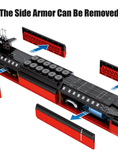 Load image into Gallery viewer, Military 1003pcs Ohio-class Nuclear Power Submarine Building Blocks Navy Battleship MOC Weapon Bricks Toys Gifts For Children
