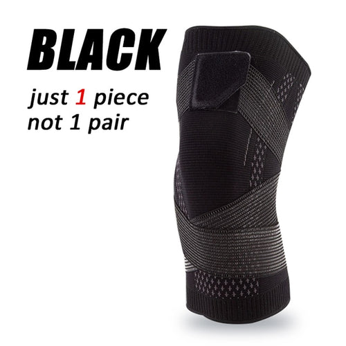 Load image into Gallery viewer, 1 PCS Compression Knee Pads Basketball Sleeve Protector Elastic Kneepad Brace Spring Support Running Silicone
