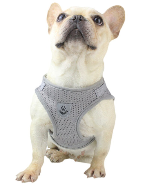 Load image into Gallery viewer, Adjustable Dog Harness Reflective Cat Vest Walking Leash for Puppy Cat Dogs Collar Polyester Mesh Harness for Small Medium Dogs
