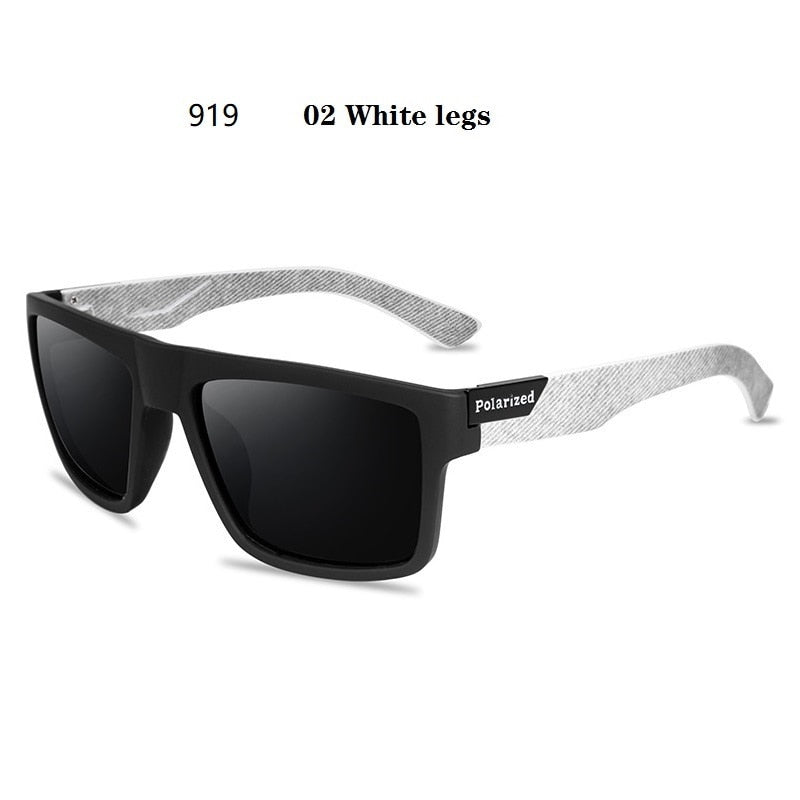 Square Vintage Polarized Sunglasses Men Women Retro Driving Fishing Luxury Brand Designer Sun Glasses UV400 Eyewear