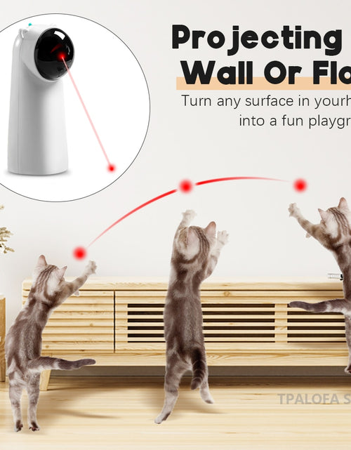 Load image into Gallery viewer, Automatic Cat Toys Interactive Smart Teasing Pet LED Laser Indoor Playing Cat Toy Handheld Electric Toys For Cats Accessories
