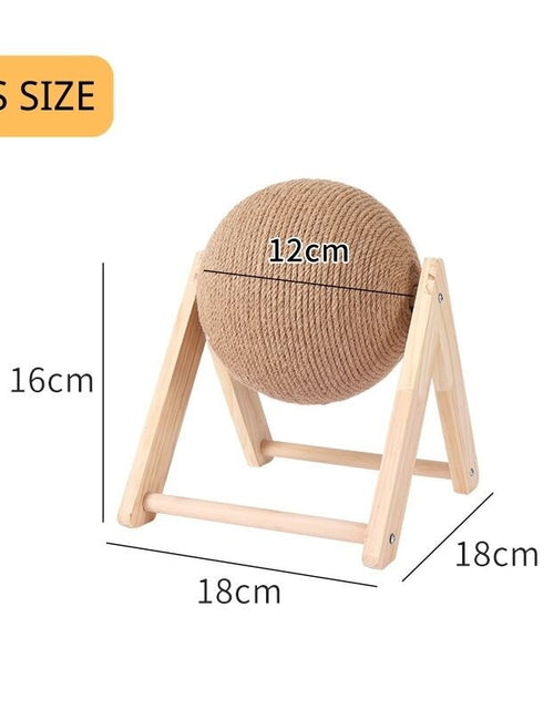 Load image into Gallery viewer, Cat Scratcher Ball Cat Toys Kitten Sisal Rope Ball Board Grinding Paws Toy Cats Scratcher Wear-resistant Pet Cat Accessories
