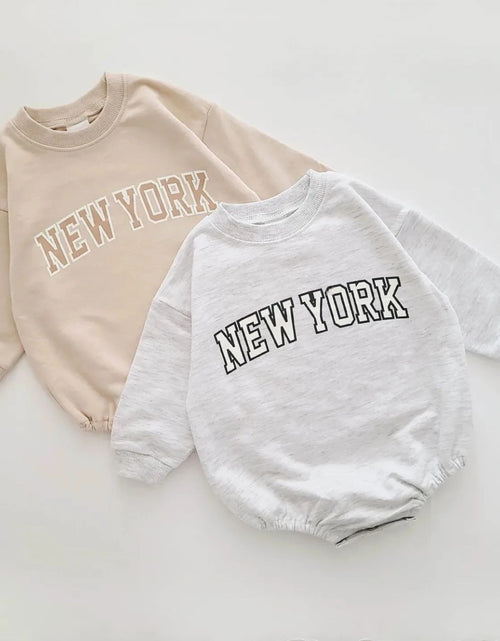 Load image into Gallery viewer, Kids New York Sweatshirt &amp; Jogger Pants Set 2023 Autumn New Baby Girls Clothes Toddler Hoodie and Pants 2 Pcs Outfit
