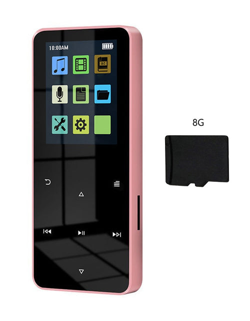 Load image into Gallery viewer, MP4 Player With Bluetooth Built-in Speaker Touch Key FM Radio Video Play E-book HIFI Metal 2.0 Inch Touch MP3 MP4 Music Player
