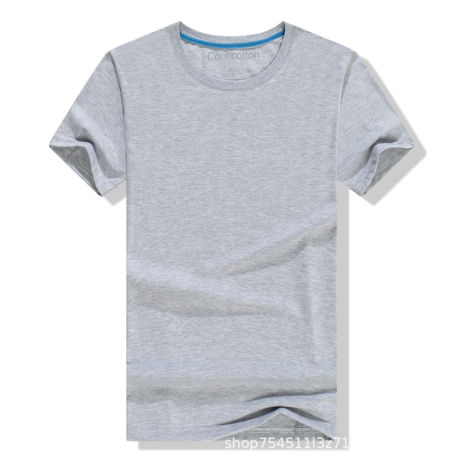 New Cotton 100% Men‘s T-shirt Pure Color Men T Shirts O-neck Man T-shirts Tops Tees For Male T SHIRT Clothes