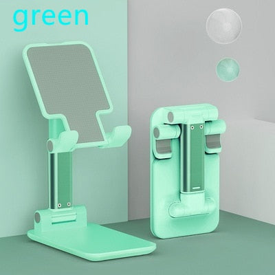 Load image into Gallery viewer, Metal Desktop Tablet Holder Table Cell Foldable Extend Support Desk Mobile Phone Holder Stand For iPhone iPad Adjustable
