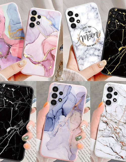 Load image into Gallery viewer, Marble Pattern Phone Case For Samsung Galaxy A13 5G A 13 4G Protective Cover Case Pink Silicone Soft Funda For Samsung A13 Coque
