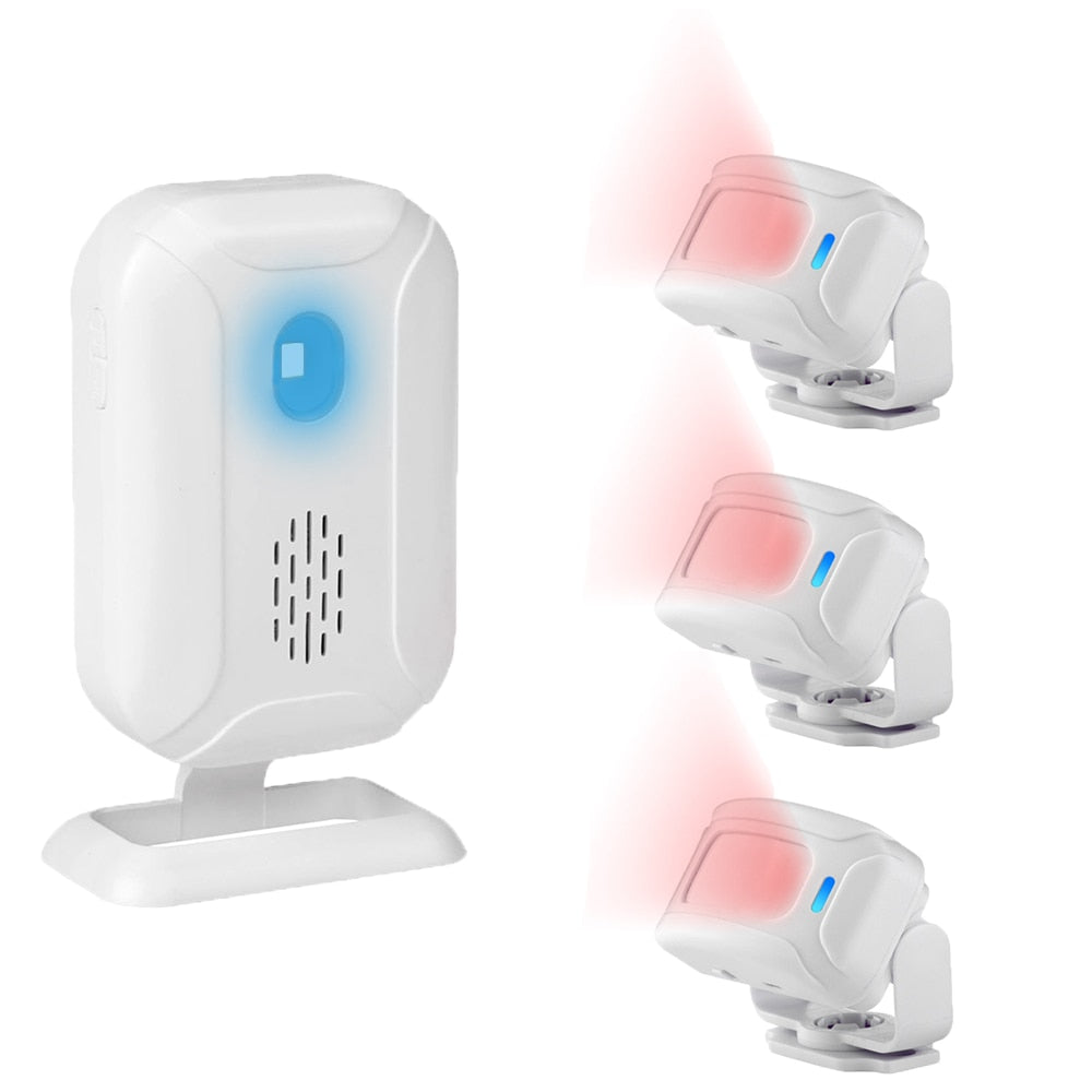 36 Ringtones Shop Store Welcome Chime Wireless Home Security Infrared PIR Motion Sensor Detector Alarm Bell Entry Alert System