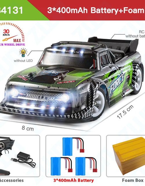 Load image into Gallery viewer, WLtoys 1/28 284131 K989 RC Car 2.4G Remote Control 4WD Offroad Race Car 30KM/H High Speed Competition Drifting Child Toys Gift
