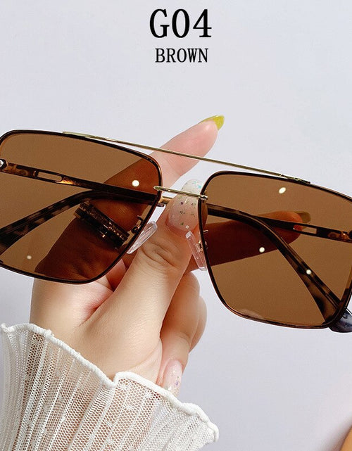 Load image into Gallery viewer, Sunglasses Women 2022 Square Fashion Glasses Rimless Shades  Retro Vasos Decorativos Lunette De Soleil Femme Zonnebril Dames Sol
