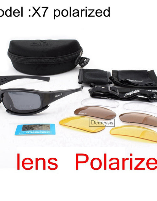 Load image into Gallery viewer, Tactical Polarized Glasses Military Goggles Army Sunglasses with 4 Lens Original Box Men Shooting Hiking Eyewear Gafas
