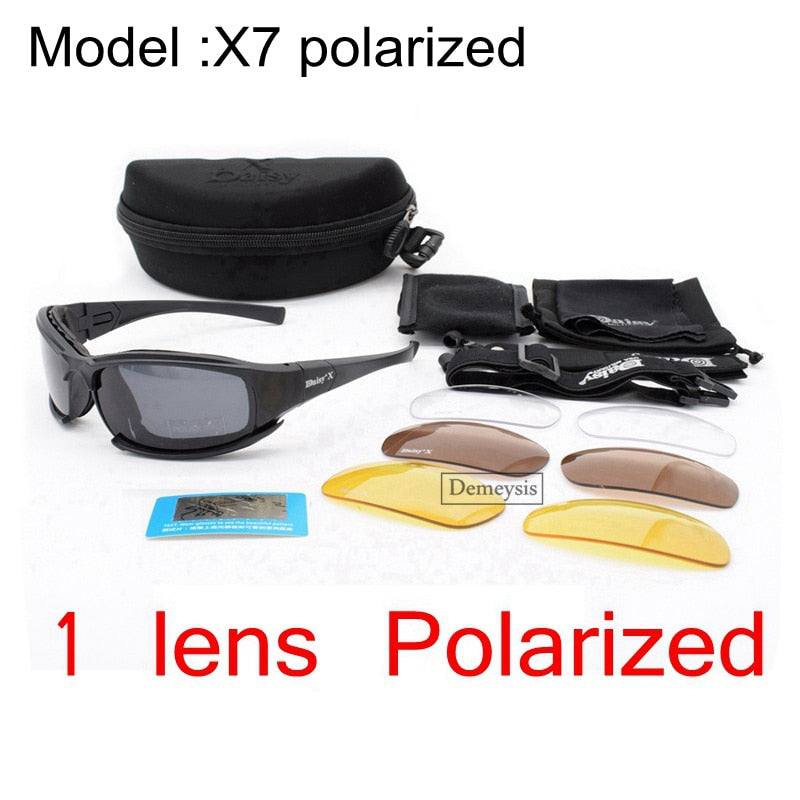 Tactical Polarized Glasses Military Goggles Army Sunglasses with 4 Lens Original Box Men Shooting Hiking Eyewear Gafas