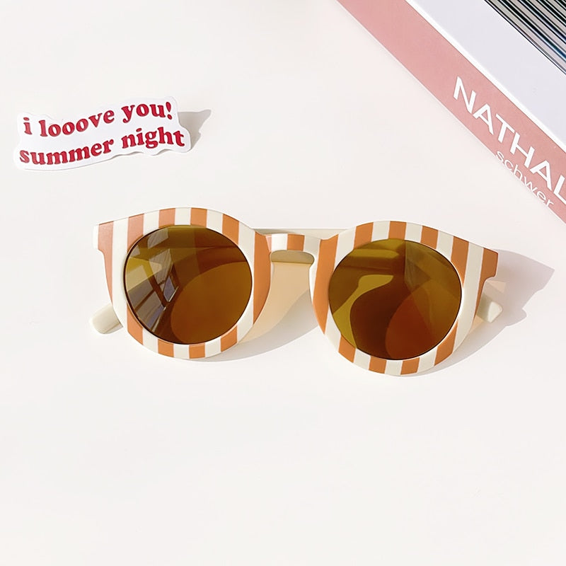 2023 Kids Personality Classic Outdoor Sun Protection Sunglasses Boys Girls Colors Protect Eyes Baby UV400 Sunglasses Children