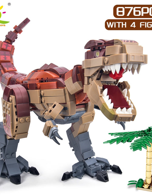 Load image into Gallery viewer, Jurassic Indominus Rex Dinosaur World Model Building Blocks City Triceratops Velociraptor Dino Park Bricks Children Toy
