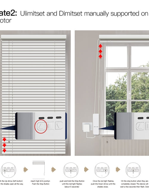 Load image into Gallery viewer, WiFi Motorized Chain Roller Blinds Shade Shutter Drive Electric Curtain Motor RF Remote Tuya Smart App Control Alexa/Google
