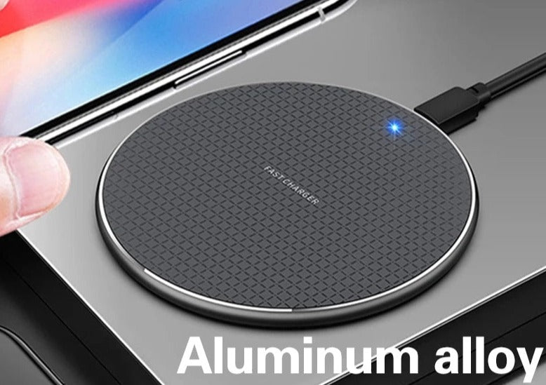 100W Wireless Charger for iPhone 14 13 12 11 Xs Max X XR Plus Super Fast Charging Pad for Ulefone Doogee Samsung Note 9 Note S21