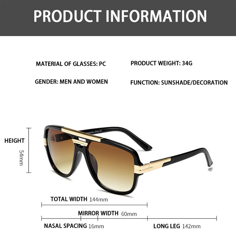 2023 Vintage Sunglasses For Men Luxury Brown Sunglasses Women Retro Fashion Glasses Dropshipping Gafas De Sol Occhiali Zonnebril