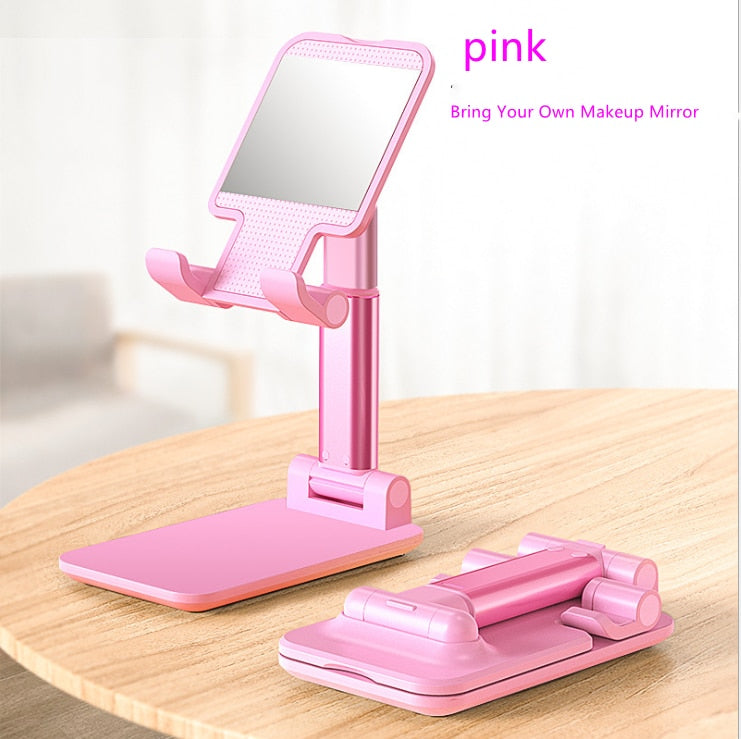 Metal Desktop Tablet Holder Table Cell Foldable Extend Support Desk Mobile Phone Holder Stand For iPhone iPad Adjustable