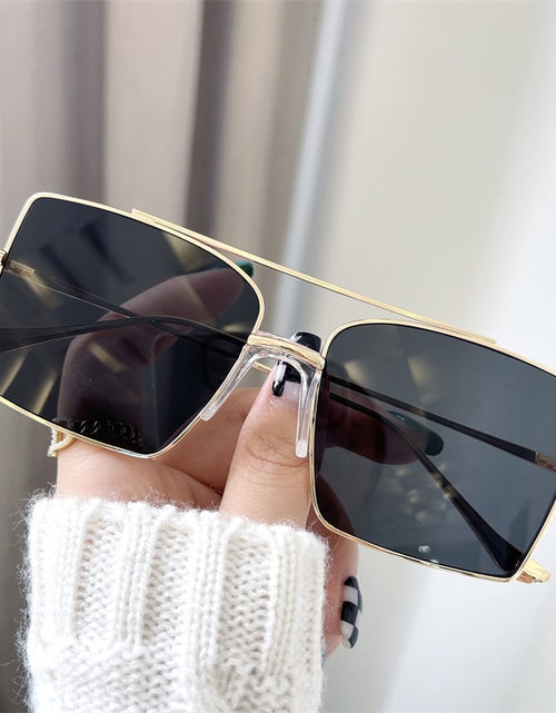 Load image into Gallery viewer, Square Sunglasses Women 2022 Fashion Shades For Sunshades Luxury Vintage Moda Feminina Lunette De Soleil Femme Zonnebril Dames
