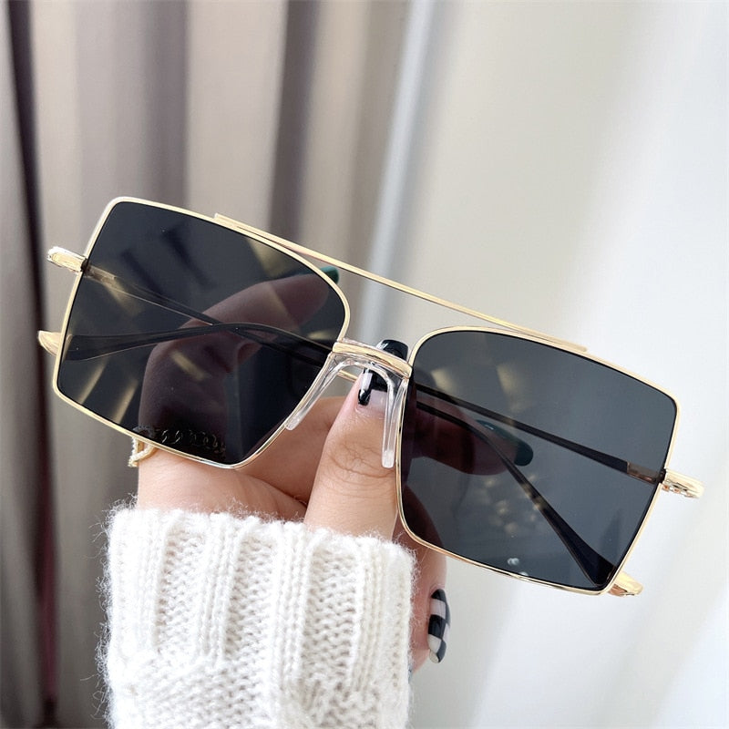 Square Sunglasses Women 2022 Fashion Shades For Sunshades Luxury Vintage Moda Feminina Lunette De Soleil Femme Zonnebril Dames