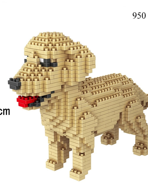 Load image into Gallery viewer, Dog Model Mini Building Block Toys Set for Kid Boy Girls Adult Beginner Teddy Hughes Corgi Collie Pet Style Bricks
