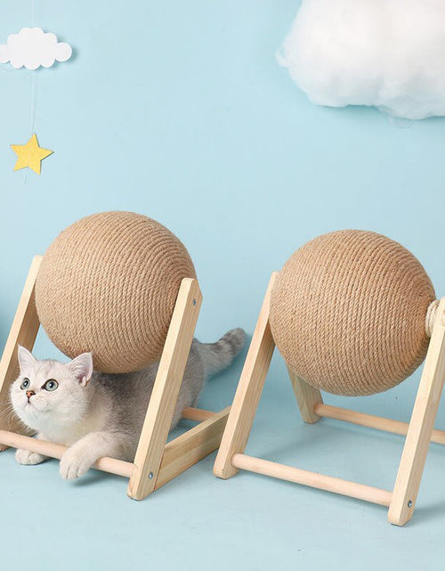 Load image into Gallery viewer, Cat Scratcher Ball Cat Toys Kitten Sisal Rope Ball Board Grinding Paws Toy Cats Scratcher Wear-resistant Pet Cat Accessories
