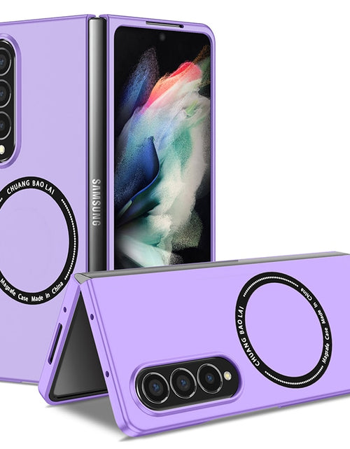 Load image into Gallery viewer, Magnetic Wireless Charging Case for Samsung Galaxy Z Fold 3 4 Magsafe Cover Cases Shockproof and Anti fingerprints
