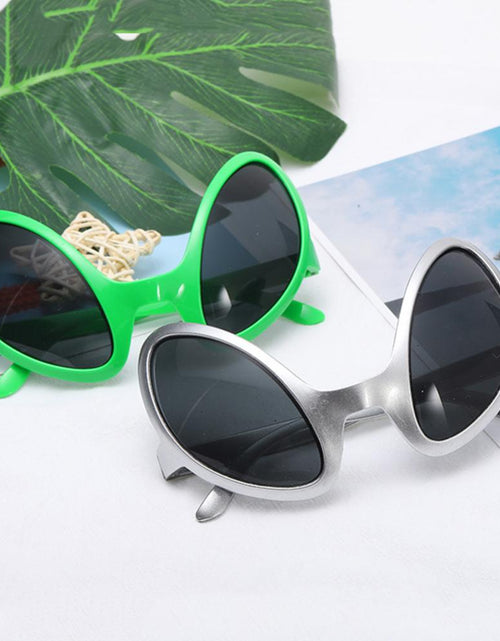 Load image into Gallery viewer, New Alien Glasses Funny Holiday Party Sunglasses Halloween Adults Kid Party Supplies Rainbow Lenses ET Sun Glasses Shades
