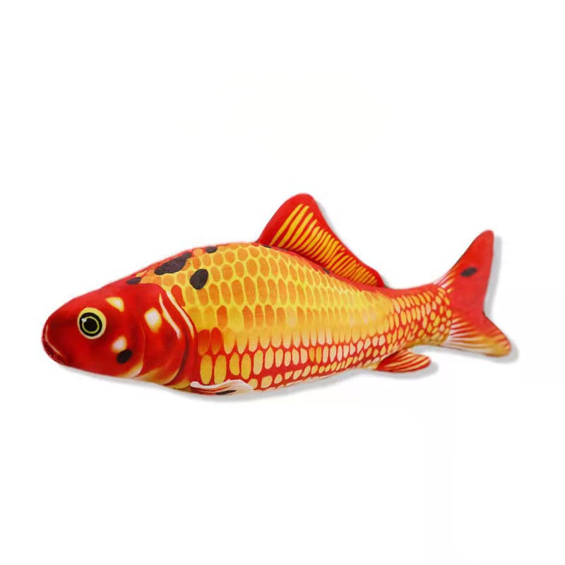 Cat Toy Training Entertainment Fish Plush Stuffed Pillow 20CM Simulation Fish Cat Toy Fish Interactive Pet Chew Toys