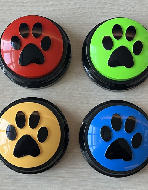 Load image into Gallery viewer, Pet Training Buttons 4pcs/box Recordable Pet Talking Toys Pet Interactive toys Speech Buttons Pet toys
