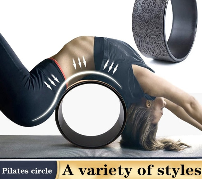 3D Point Massage Yoga Roller Pilates Wheel Back Exercise Tool Weight Loss Magic Waist Fitness Accessories