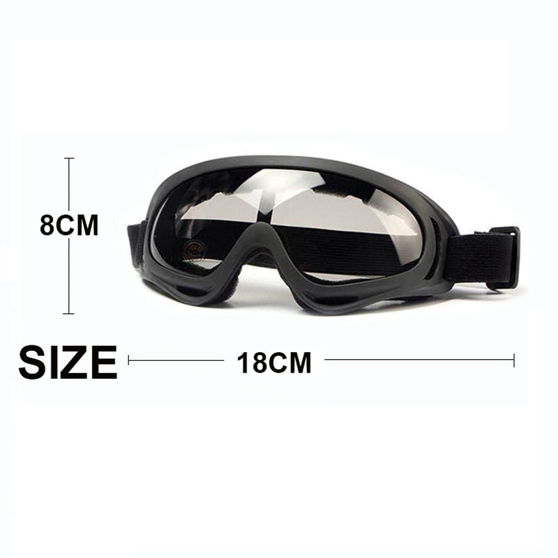 1 Pcs Winter Skiing Glasses Goggles Outdoor Sports CS Glasses Ski Goggles UV400 Dustproof Moto Cycling