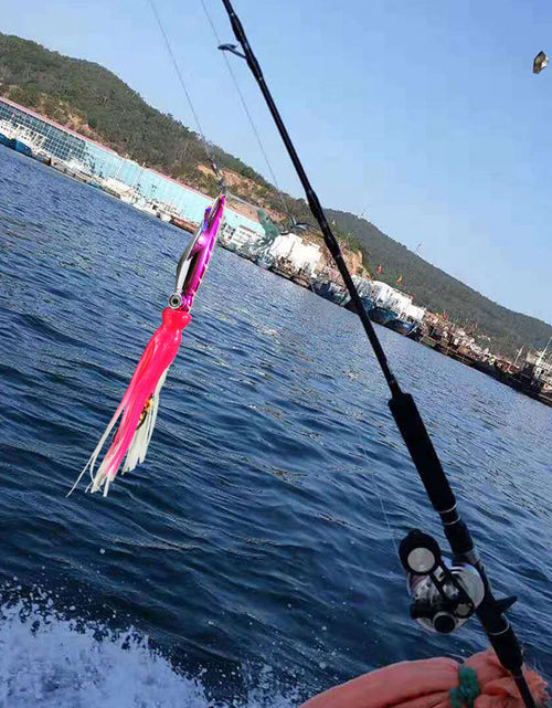 Load image into Gallery viewer, AS 1PC Slow Pitch Jig Wire Bait Inchiku Metal Head Octopus Skirt Fishing Jigging Lure 60g100g120g150g200g Artifial Pesca Leurre
