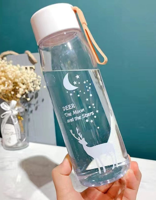 Load image into Gallery viewer, 700/500ml Plastic Bottle For Water Girl Cute Drinking Bottle For Children Gym School  FREE SHIPPING WATER BOTTL
