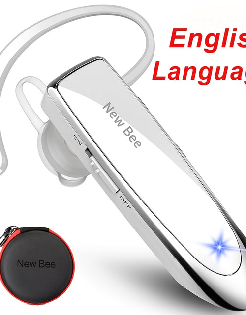 Load image into Gallery viewer, New Bee Bluetooth Headset V5.0 Wireless Earphones Headphones with Mic 24Hrs Earbuds Earpiece Mini Handsfree for iPhone xiaomi
