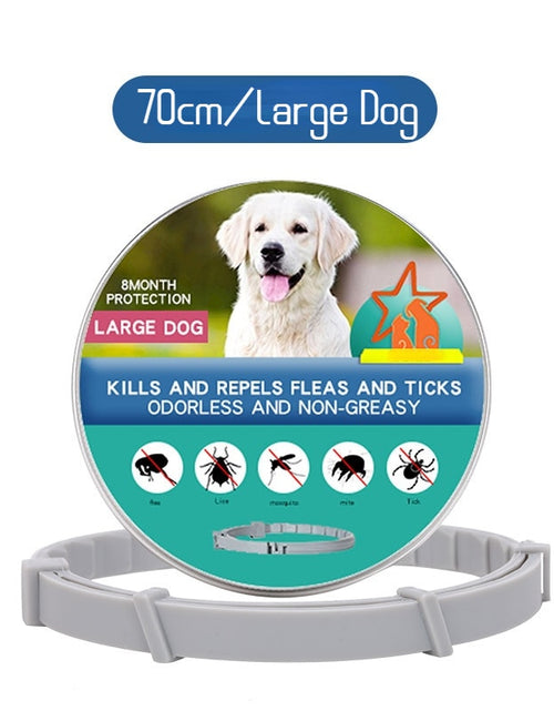 Load image into Gallery viewer, Retractable Dogs Mosquitoe Repellent Collar Pet Antiparasitic Anti Flea Tick Collar For Small Large Dog Cat Leash Pet Products
