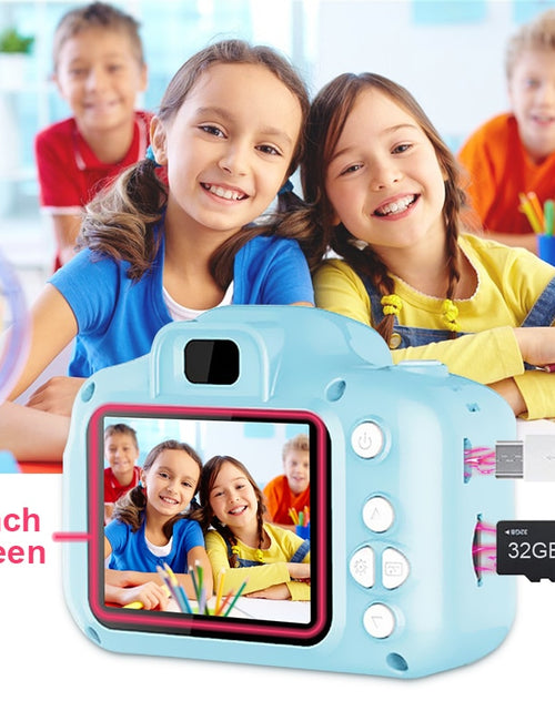 Load image into Gallery viewer, Mini Cartoon Kids Photo Camera 2 Inch HD Screen Children Digital Camera Video Recorder Camcorder Toys For Child Birthday Gift
