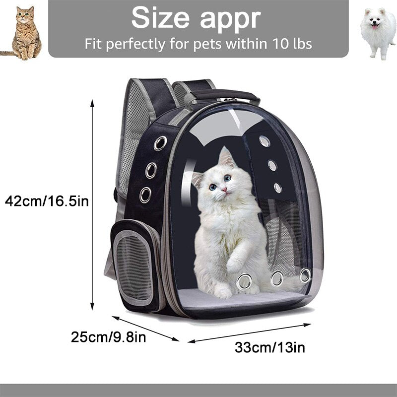 Cat Carrier Bag Outdoor Travel Backpack For Cat and Dog Breathable Portable Pet Carrier Bags Suitable for Small Dogs Cats