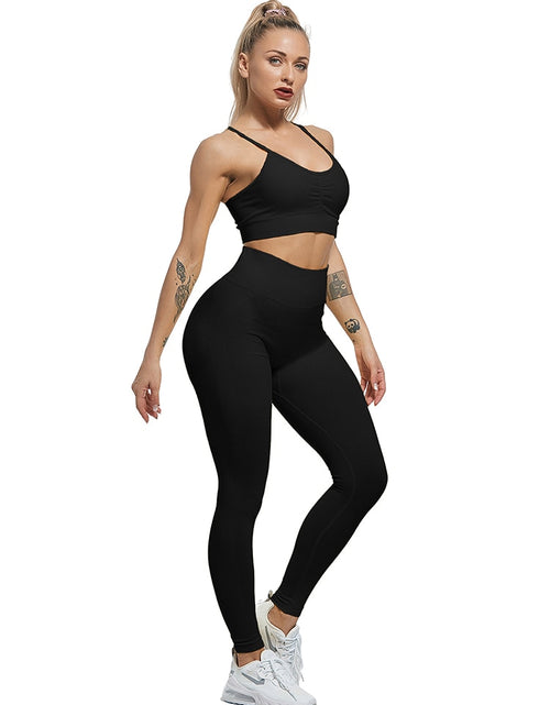 Load image into Gallery viewer, Push Up Sport Leggings Women High Waist Fitness Bubble Butt Leggings  Workout Women Leggings
