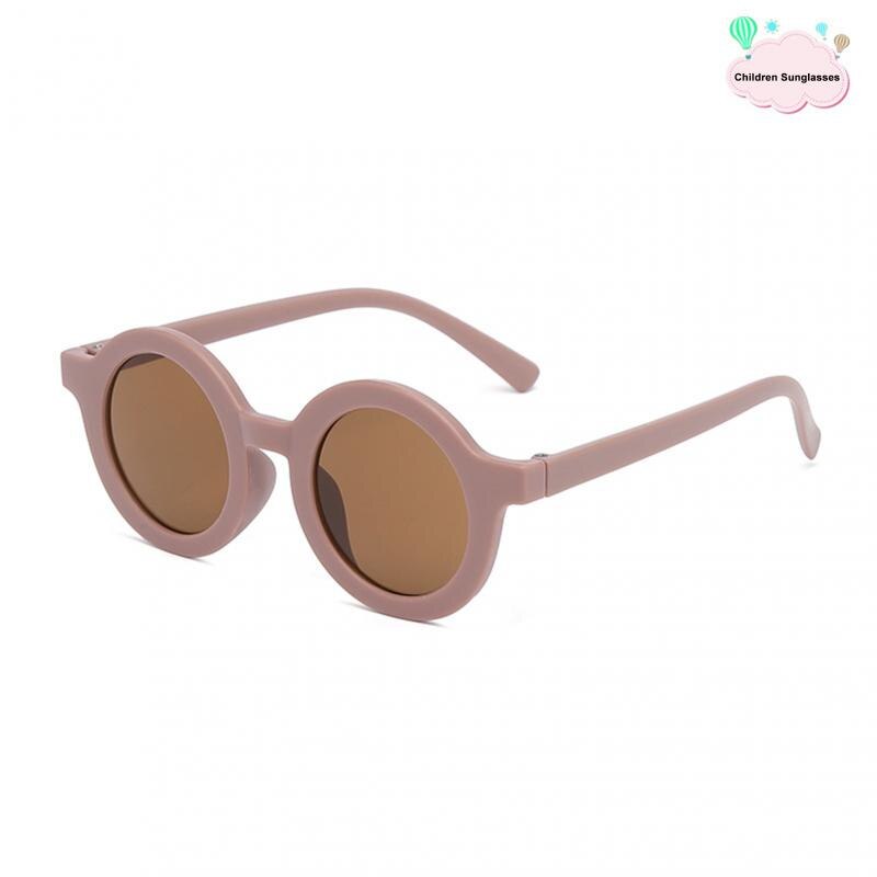 2023 Fashion Heart-Shape Sunglasses For Kids Retro Cute Pink Cartoon Sun Glasses Frame Girls Boys Baby Children Eyewear Goggles