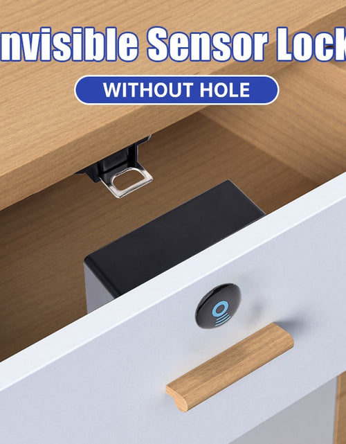 Load image into Gallery viewer, Intelligent Electronic Locks Invisible Sensor Cabinet Lock Digital Smart Door Lock EMID IC Card For Drawer Wardrobe Hardware
