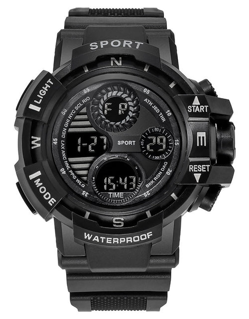 Load image into Gallery viewer, Black Digital Watch for Men Sports Watches Waterproof Outdoor Chronograph Hand Clock G Infantry Shock Student Wristwatch
