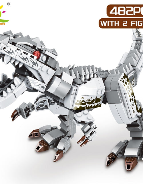 Load image into Gallery viewer, Jurassic Indominus Rex Dinosaur World Model Building Blocks City Triceratops Velociraptor Dino Park Bricks Children Toy
